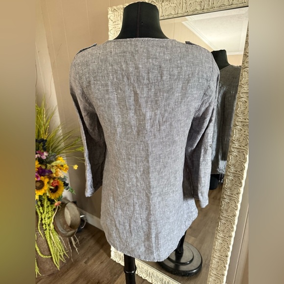 JM Collection • Linen Tunic - Picture 4 of 10